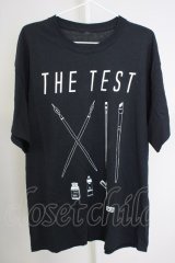 KIYOHARU / test one Tシャツ  ブラック T-24-07-05-023-el-ts-YM-ZT