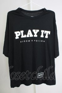 KUROYUME / BLOOM & POISON　PLAY IT Tシャツ M ブラック T-24-07-05-027-KU-ts-YM-ZT416