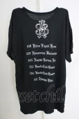 画像2: SADS / SXXX スーパーBIG Tシャツ M ブラック T-24-07-05-030-SA-ts-YM-ZT416 (2)