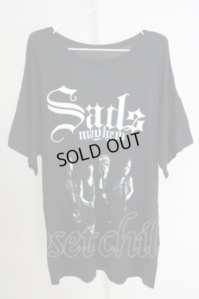 画像1: SADS / CLOTHS OF THE EVIL　BIGTシャツ M ブラック T-24-07-05-032-SA-ts-YM-ZT