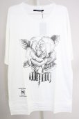 画像1: Moonage Devilment(清春) / 【タグ付き】ROSE PRINT Tシャツ 46 ホワイト T-24-07-05-006-Mo-ts-YM-ZT406 (1)