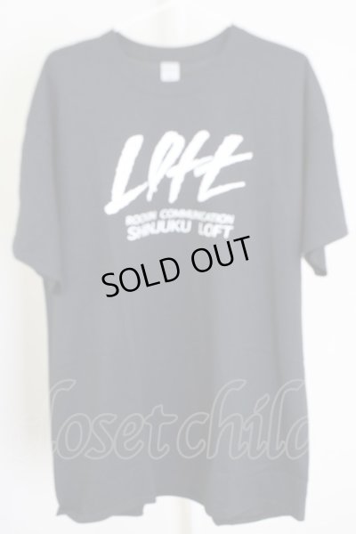 画像1: KIYOHARU / LOFT　Tシャツ「LIVE HOUSE NEVER DIE」 XL ブラック T-24-07-10-032-0-ts-YM-ZT