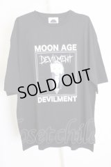 Moonage Devilment（清春） / Print Big　ガールTシャツ 46 ブラック T-24-07-10-034-0-ts-YM-ZT410