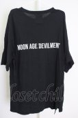 画像2: Moonage Devilment（清春） / Embroidery Over　Tシャツ 46 ブラック T-24-07-10-036-0-ts-YM-ZT410 (2)