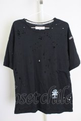 Moonage Devilment（清春） / PROPA9ANDAコラボ DISTORTION CARSH Tシャツ 44 ブラック T-24-07-10-041-0-to-YM-ZT420