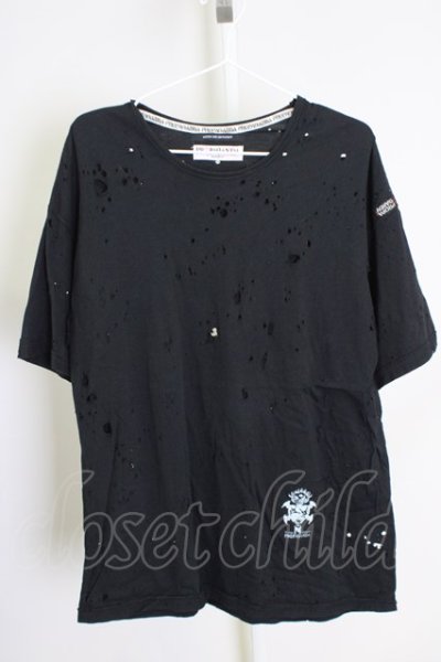 画像1: Moonage Devilment（清春） / PROPA9ANDAコラボ DISTORTION CARSH Tシャツ 44 ブラック T-24-07-10-041-0-to-YM-ZT420