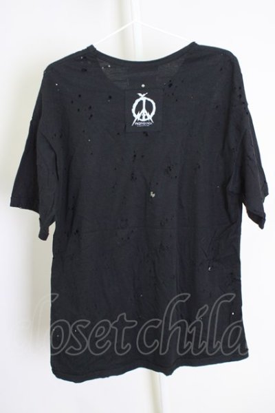 画像2: Moonage Devilment（清春） / PROPA9ANDAコラボ DISTORTION CARSH Tシャツ 44 ブラック T-24-07-10-041-0-to-YM-ZT420