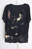 画像2: Moonage Devilment（清春） / ブリーチTシャツ  ブラック T-24-07-10-044-0-to-YM-ZT (2)