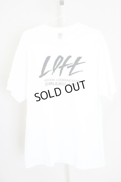 画像1: KIYOHARU / LOFT　Tシャツ「LIVE HOUSE NEVER DIE」 XL ホワイト T-24-07-10-007-0-ts-YM-ZT406