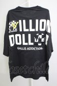 画像2: GALLIS ADDICTION / 【タグ付き】GA×MTV MILLION-DOLLER　Tシャツ 4 ブラック T-24-08-02-013-GA-ts-YM-ZT315 (2)