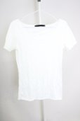 画像1: FUGA / TOPS//シワ加工Tシャツ  白 T-24-08-08-003-FU-to-SZ-ZT013 (1)