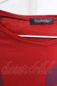 画像3: TORNADO MART / ラインオーバーカットソー　Tシャツ M レッド T-24-09-04-003-TO-ts-YM-ZT013