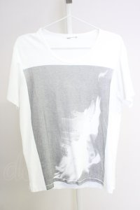 【WINTERセール】LAD MUSICIAN / GUITAR Tシャツ 42 ホワイト T-24-09-04-002-LA-ts-YM-ZT013