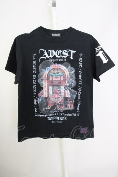 画像1: Zephyren / A.V.E.S.T project vol.17 S/S TEE - 圜(エン) - S ブラック T-24-09-11-018-Ze-ts-YM-ZT073