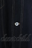 画像11: AFYF（rovtski） / バックパッチ LONG DENIM　Gジャン  ブラック T-24-09-24-008-AF-ou-YM-ZT