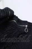 画像3: CIVARIZE / ドレープニットプルオーバー F ブラック T-24-11-26-002-CI-to-YM-ZT