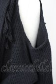 画像4: A.F ARTEFACT / コート.FEMME SLEEVE-LESS KNIT HOODED COAT 1 ブラック T-24-12-07-001-A.-ou-YM-ZT374