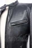 画像5: LITHIUM HOMME / COW LEATHER SINGLE RIDERS レザージャケット 44 ブラック T-25-01-15-027-LI-ja-YM-ZT