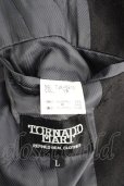 画像8: TORNADO MART / レオパード総柄返し衿ジャケット L ブラック T-25-01-23-018-TO-ja-YM-ZT187