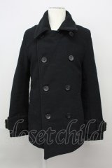 LGB / P-COAT/M【メンズ1】　Pコート 1 ブラック T-25-02-19-013-LG-ou-YM-ZT-M009