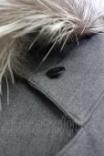 画像7: kiryuyrik / Fur Long Trench コ-ト S グレー T-25-03-06-011-ki-ja-YM-ZT-M111