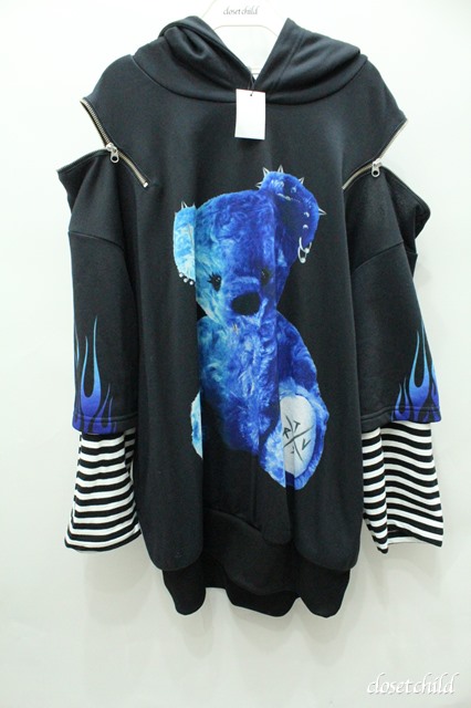 Travas Tokyo パーカー 蒼井叶コラボ Kanau Bear Hoodie メンズクローゼットチャイルド