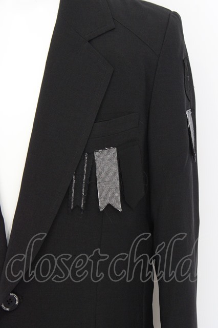 SWITCHBLADE ジャケット.3B PATCHWORK CROSS COAT【美品Lサイズ】 /ブラック/L