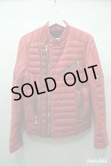 画像: 【SALE】BALMAIN ジャケット.BHR BLOUSON RIDERS /レッド/M O-21-01-08-001-Wr-ou-YM-ZT-M015