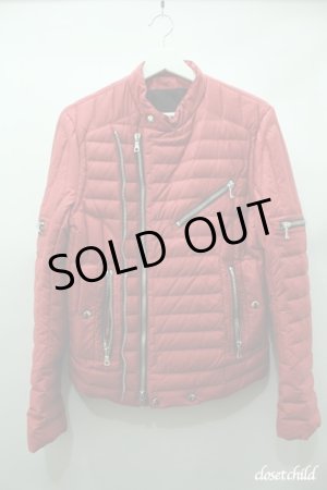 画像: 【SALE】BALMAIN ジャケット.BHR BLOUSON RIDERS /レッド/M O-21-01-08-001-Wr-ou-YM-ZT-M015