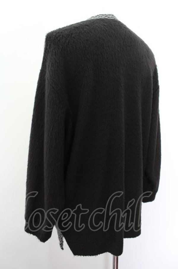 画像4: 【SALE】CHORD NUMBER EIGHT カーディガン.LEOPARD LONG CARDIGAN /ブラックｘグレー/S O-22-08-11-029-CH-to-YM-ZT367 (4)