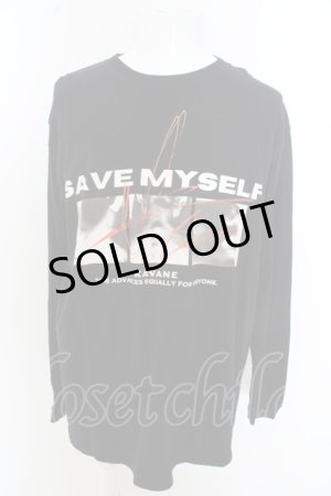 画像: 【セール】KAVANE Clothing Tシャツ.DADAROMA 朋 "SAVE MYSELF"LONG SLEEVE(Blk) /ブラック/XL O-23-06-18-048-ka-ts-IG-ZT214