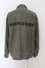 画像: 【セール】Moonage Devilment(清春) ジャケット.Embroidery Over Military Jacket /カーキ/48 O-23-06-24-094-Mo-ja-YM-ZT289