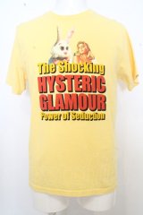 画像: 【セール】HYSTERIC GLAMOUR Tシャツ.THE SHOCKING /イエロー/M O-23-06-30-060-HY-ts-YM-ZT278