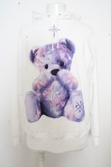 画像: 【セール】TRAVAS TOKYO パーカー.【タグ付き】FURRY BEARプルオーバー'22SS /ホワイト/44 O-23-07-25-005-TR-to-YM-ZT426