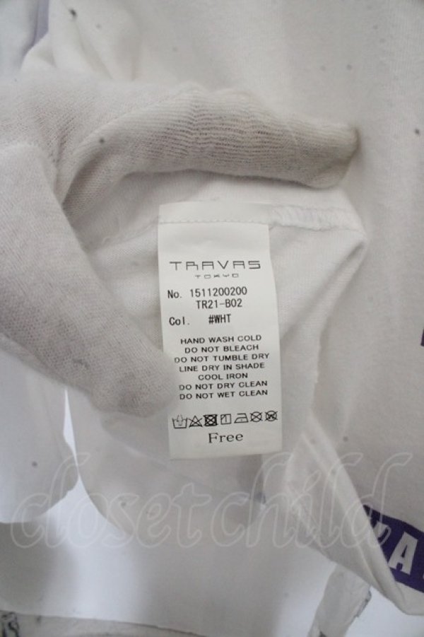 画像5: 【セール】TRAVAS TOKYO カットソー.Funny bear'21SS /ホワイト/F O-23-07-25-006-TR-to-YM-ZT436 (5)