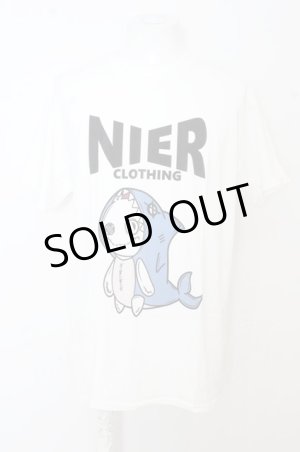 画像: 【SALE】NieR Clothing Tシャツ.WHITE COTTON T-SHIRT【SHARK】 /ホワイト/XL O-23-08-09-001-Ni-ts-IG-ZT422