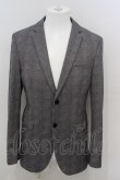 画像1: 【SALE】ZARA / グレンチェックノッチドラペルテーラードジャケット EU48 グレー O-24-02-23-068-ZA-ja-YM-ZT272 (1)