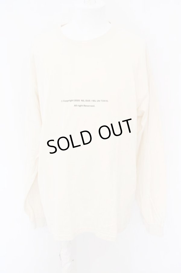 画像2: 【SALE】NIL DUE / NIL UN TOKYO / LONG SLEEVE TATTOO M アイボリー O-24-02-26-004-NI-to-YM-ZT061 (2)