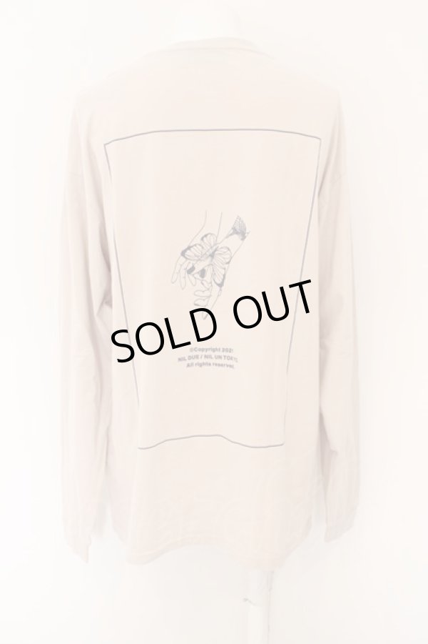 画像1: 【SALE】NIL DUE / NIL UN TOKYO / LONG SLEEVE TATTOO F オートミール O-24-02-26-006-NI-to-YM-ZT061 (1)