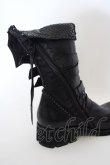 画像8: KMRii / Crush Strap Boots/RFM　ロングブーツ 39 ブラック O-24-04-16-070-KM-sho-YM-ZT4000 (8)