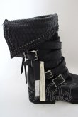 画像11: KMRii / Crush Strap Boots/RFM　ロングブーツ 39 ブラック O-24-04-16-070-KM-sho-YM-ZT4000 (11)