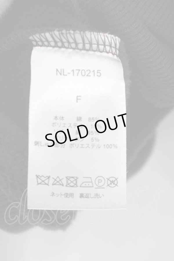 画像3: NIL DUE / NIL UN TOKYO / EMBROIDERY FLOWER HOODIE F チャコール O-24-04-28-003-NI-to-YM-ZT91 (3)