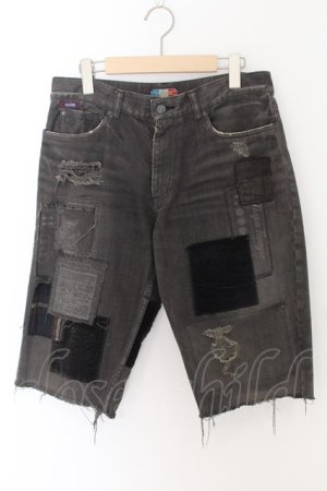 画像: 【セール】NAPATOR / DESTROYED DENIM SHORT　パンツ 31 グレー O-24-05-14-053-NA-pa-YM-ZT469