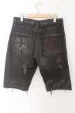 画像2: 【セール】NAPATOR / DESTROYED DENIM SHORT　パンツ 31 グレー O-24-05-14-053-NA-pa-YM-ZT469 (2)