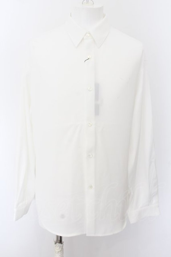 画像1: HARE / ポリ地レギュラーカラーシャツ S ホワイト O-24-05-21-063-HA-sh-YM-ZT351 (1)