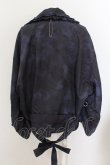 画像7: KIDILL / FRILL JACKET/NAVY BLUE-OVER DYE　フリルジャケット F ネイビー O-24-05-26-002-KI-ou-YM-ZT140 (7)