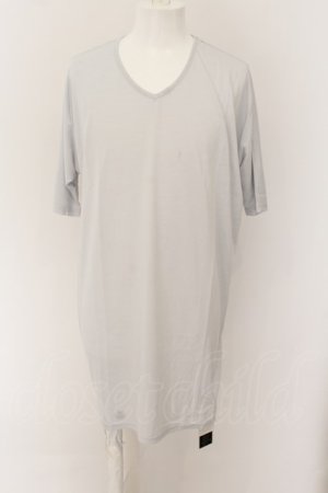 画像: 【サマーセール】unrelaxing / ビッグシルエットVネックTシャツ F グレー O-24-05-26-050-un-to-YM-ZT188