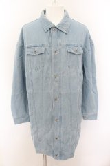 画像: 【セール】AFYF（rovtski） / LONG DENIM　Gジャン  ライトインディゴ O-24-06-15-005-AF-ou-YM-ZT273