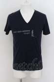 画像1: VANQUISH / スカルプリントポケットVネックTシャツ M ネイビー O-24-07-05-007-VA-ts-YM-OS (1)