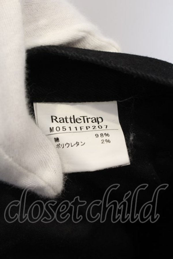 画像4: RATTLE TRAP / スラブストレッチデニムパンツ L ブラック O-24-07-06-023-RA-pa-YM-ZT012 (4)